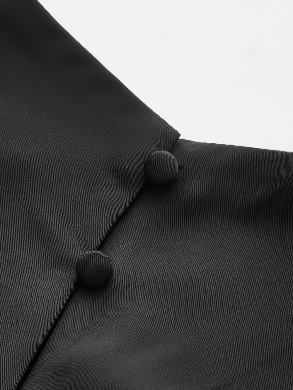 Commense Mock Neck Cap Sleeve Ruched Top - Picture 4 of 4